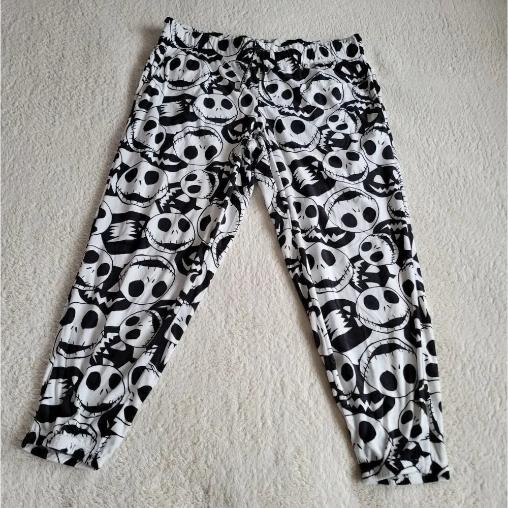 New the Nightmare Before Christmas Jack Pumpkin King Women's Sleep Jogger